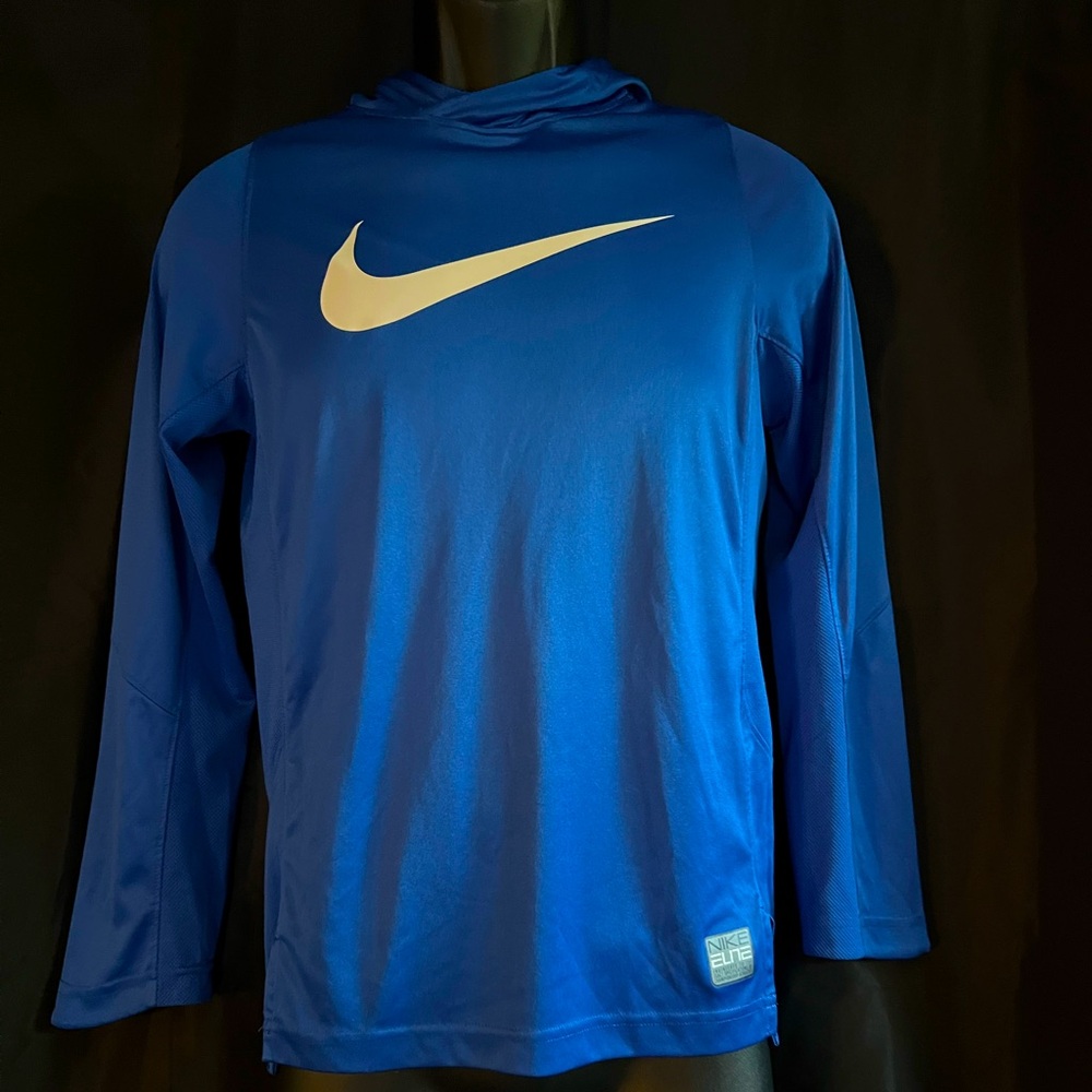 Nike Dri-FIT Elite Hoodie Blue Size L